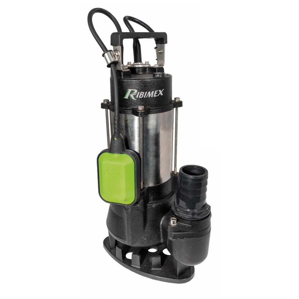 Pompe de Relevage Vortex 750W - PRPVC752V RIBIMEX Noir Industrie Eaux Vannes
