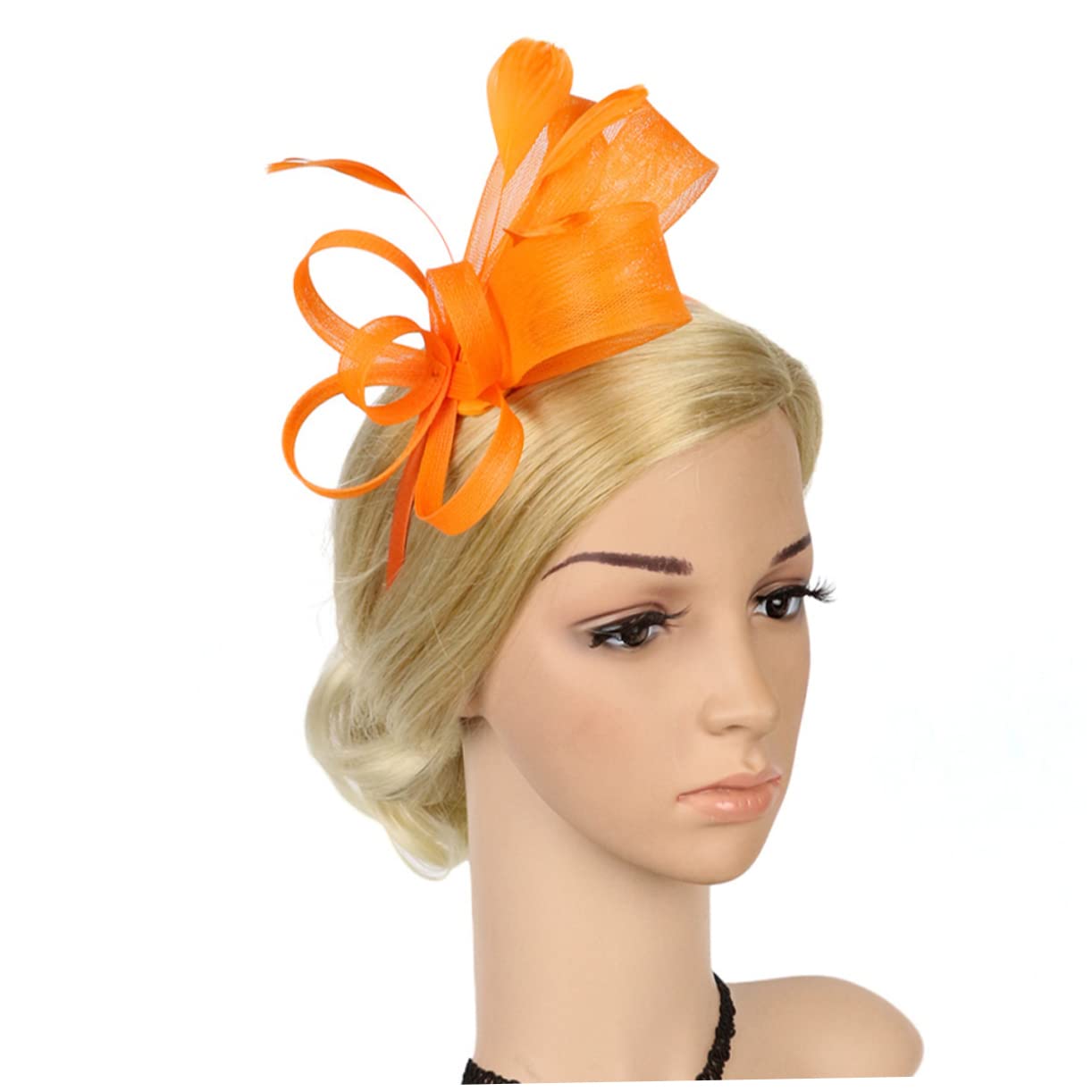 GALPADA 5pezzi Fascinator Elegante con Piume per Donne Cerchietto Decorativo per Feste e Tea Party Accessorio alla Moda per Cerimonie e Occasioni Speciali