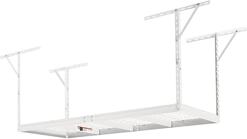 Miniatura 9 de VEVOR Estante de almacenamiento para garaje 3 x 8 pulgadas estantes de almacenamiento de techo de garaje estantes de acero laminado en frío