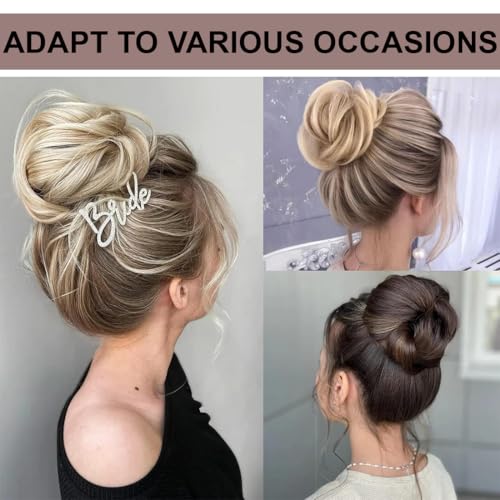 TEOZBLU 4 Stück Magischer Haarknoten, Dutt Maker, Duttkissen, Hair Bun Maker, Bun Maker Magic Hair, Haar Twist Lockenwickler Donut Tools