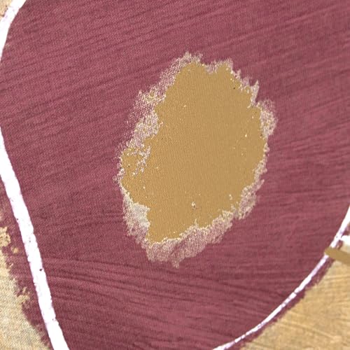 DRW Bild auf Leinwand mit natürlichem Holzrahmen mit Blumen in verschiedenen Farbtönen, 122,6 x 82,6 x 4,3 cm