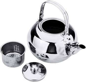 1/1.5/2/2.5L theepot van roestvrij staal met zeef - roestvrij staal theepot voor koffiethee 1/1.5/2/2.5L theepot van roestvrij staal met zeef - roestvrij staal theepot voor koffiethee