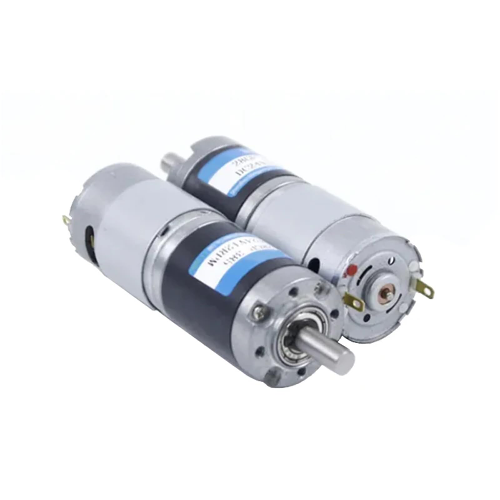 Motore di riduzione DC in miniatura con ingranaggi planetari 28GP-385, regolazione della velocità, basso livello di rumore, 24 V, ingranaggi metallici (motore singolo, 320 giri/min, 24 V)