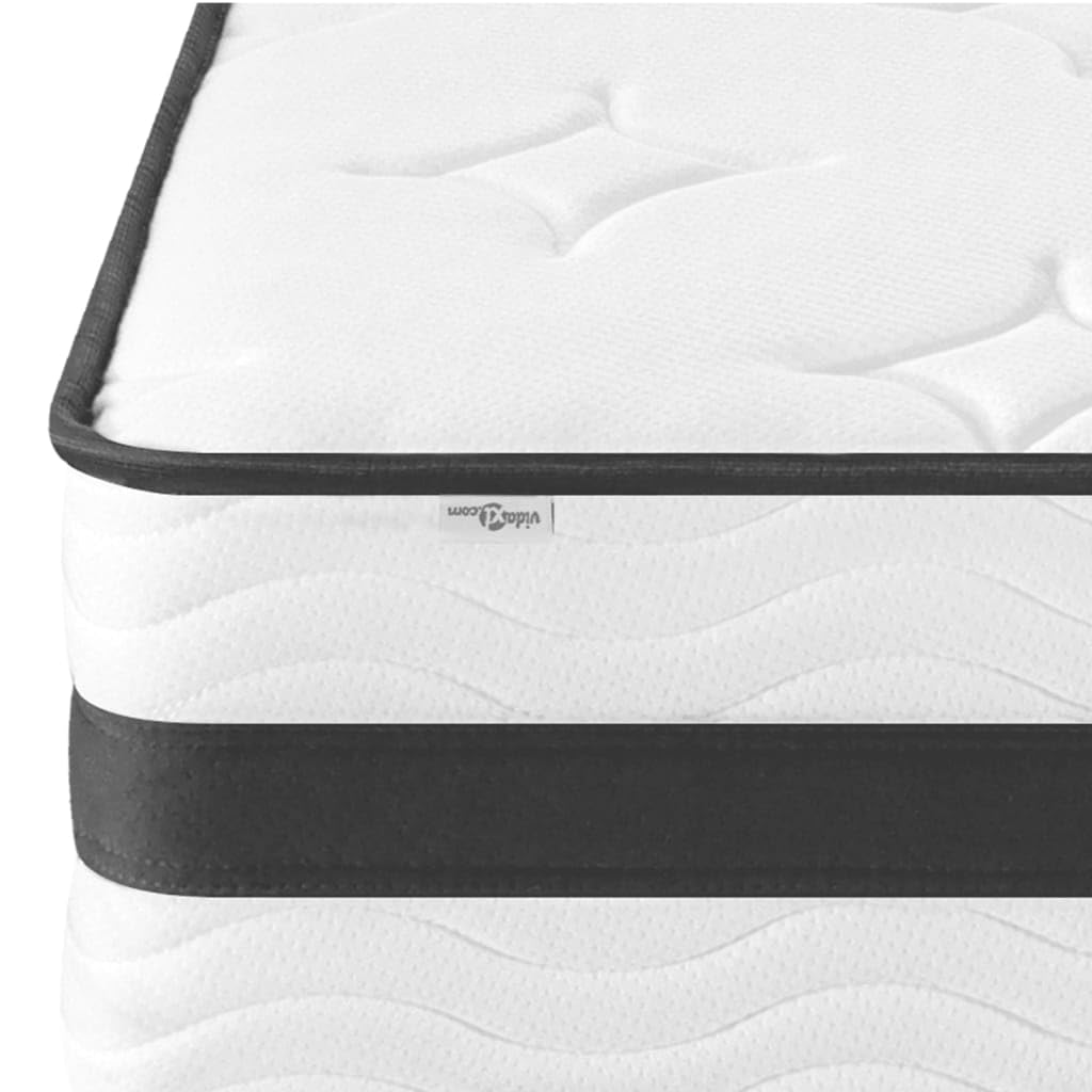 Materasso a molle Bonnell, medio, 100 x 200 cm, con rivestimento traspirante, comodo grado di durezza, supporto elastico a punti, ideale per camera da letto, camera degli ospiti, cameretta dei