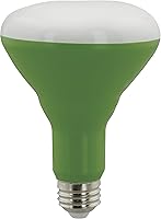 Vista 1 de Satco S11441 Luz LED de espectro completo, BR30, 9 vatios, acabado verde