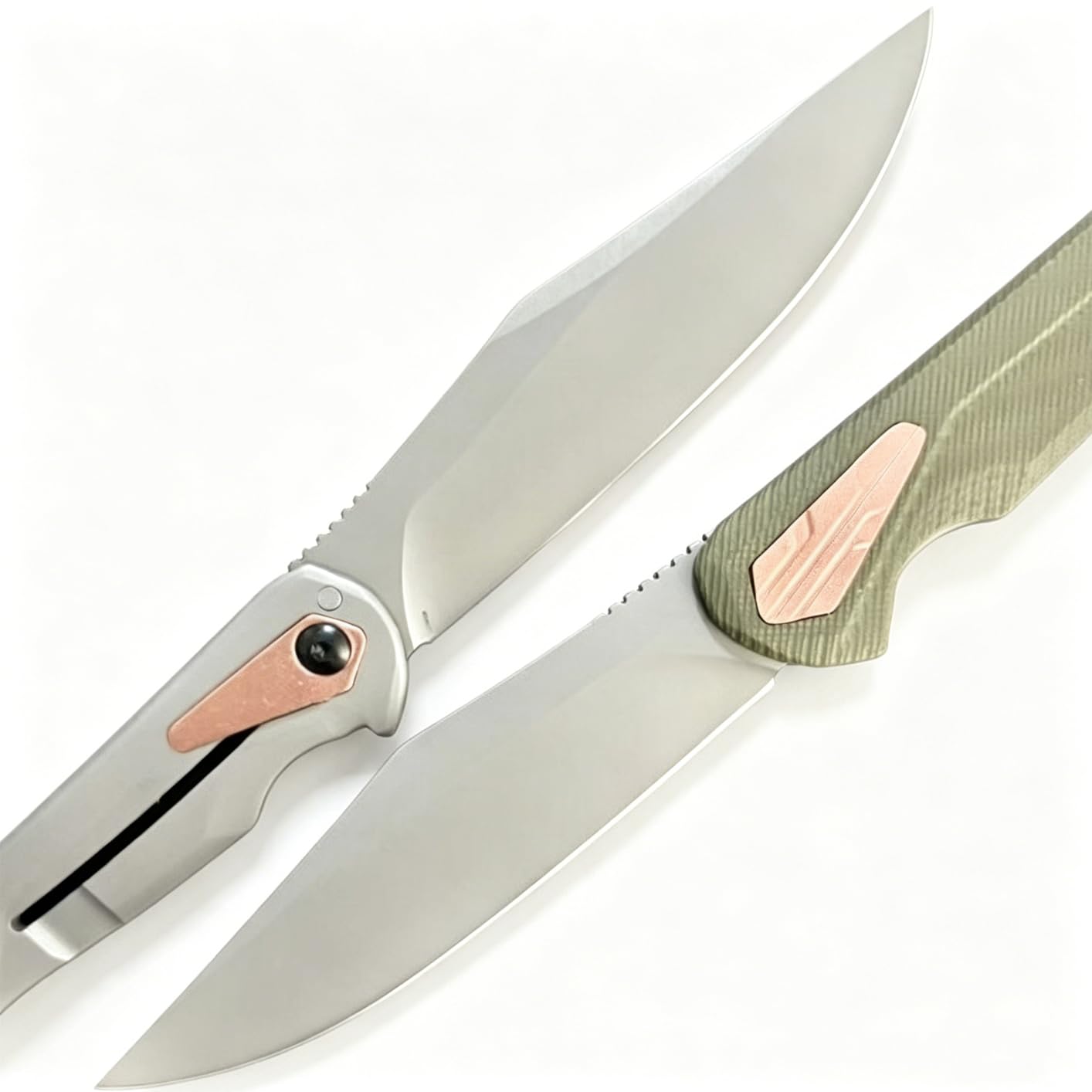 Klappmesser Edelstahl G10 Griff 25,1 cm Outdoor Taschenmesser，Schwarz