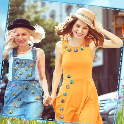 Image of Landical 30 /60 Pcs Cute Enamel Pins Bulk Plant Flower Animal Halloween Gothic Fall Pumpkin Cartoon Lapel Pin Brooches Jewelry Gift for Backpack Clothes Hats Accessories