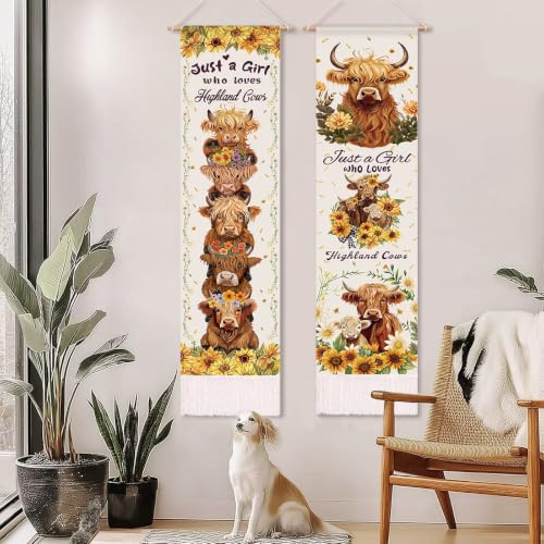 Highland Cow Wall Hanging Tapestry - image 9
