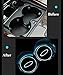 Aswelly LED Car Cup Holder Lights for BMW, 2PCS Car Logo Cup Coaster with 7 Colors Changing USB Charging Mat, Luminescent Cup Pad Interior Atmosphere Lamp Cool Car Accessories for BMW