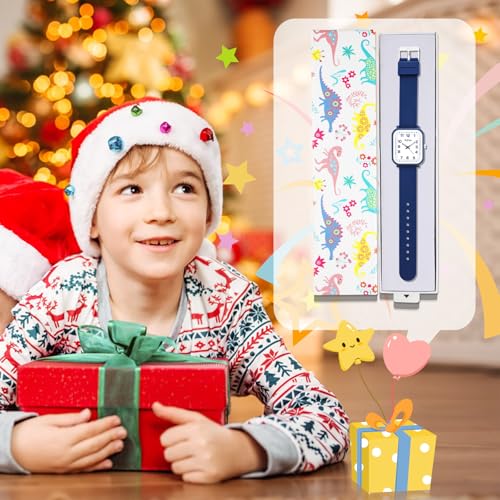 Image of Edillas Kids Teens Watch Analog Girls Boys, Waterproof Stylish Watch for Children,Students with Soft Silicone Strap for Kids Teens 4-16 Years Old