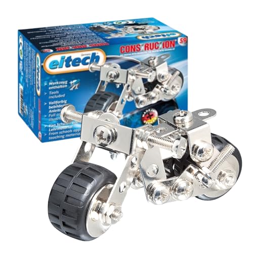 Eitech Starter Series Motorcycle Construction Set and Educational Toy - Intro to Engineering and STEM Learning