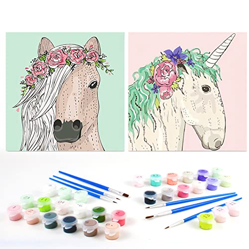 Peinture Numero Enfant Adulte, Numero Dart 7 8 9 Ans Kits de Peinture au Numéro Dart Peinture par Numero Adulte Enfant Numero d Art Peinture Numéro Enfant Tableau a Peindre Avec Numero Paint by Number Cover