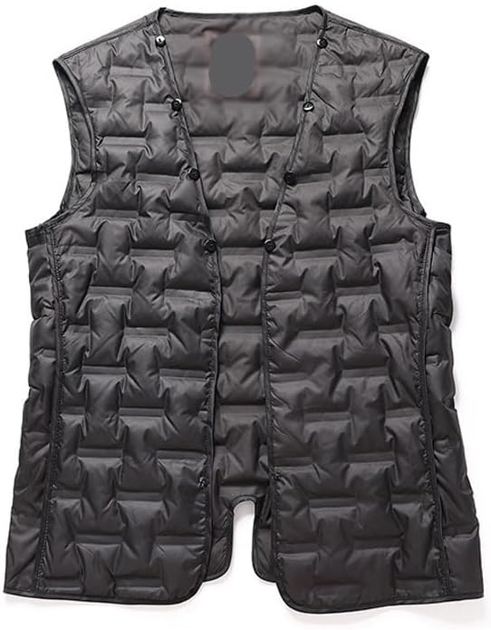 WOLEN] GDDZA コート メンズ ラペル ミッドレングス ダウン 取り外し