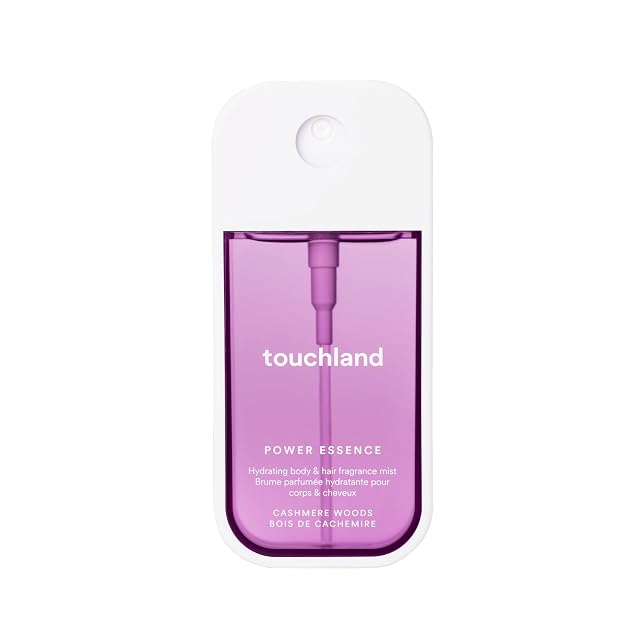 Touchland Hydrating Body Hair Fragrance Mist Cashmere Woods 2 FL OZ Travel Size Body Spray