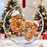 Syntix 67 Christmas Ornament 2025 - Six Seven Crystal Glass Ornaments Christma Tree Hanging Decor