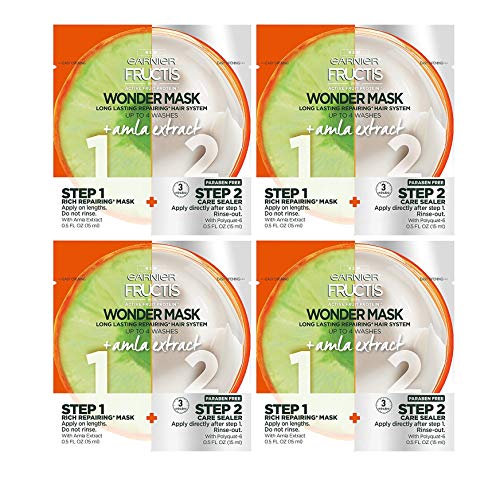 Garnier Hair Care Fructis Wonder Mask + Amla Extract, 4 Count