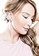 Happiness Boutique Damen Ear Cuff Ohrstecker Vintage | Strass Damen Ohrklemme Silber Ohrring nickelfrei