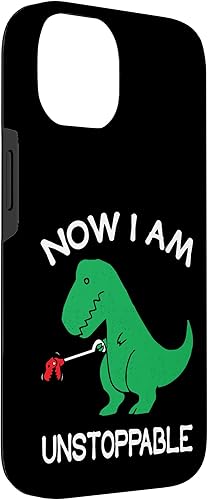 Miniatura 6 de iPhone 13 Now I'm Unstoppable - Divertida funda de dinosaurio T-Rex