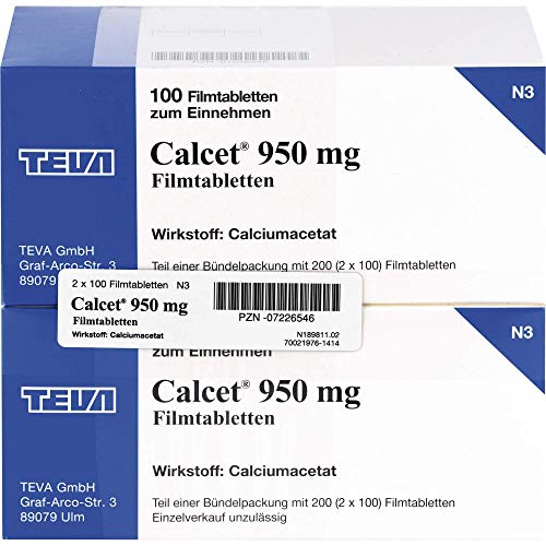 CALCET 950 mg Filmtabletten 200 St