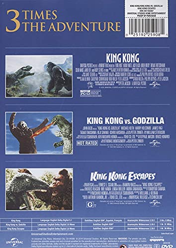 King Kong, King Kong vs Godzilla, King Kong Escapes