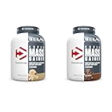 Super Mass Gainer Protein Powder 52g Protein 1280 Calories 6 Pound Gourmet Vanilla & Rich Chocolate (Pack of 2)