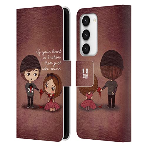 Étui portefeuille en cuir Samsung Galaxy S23 5G au design élégant et fin