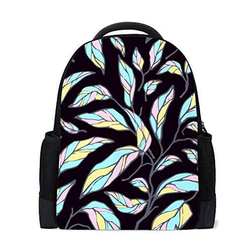 Sac à dos aquarelle florale parfait pour les cours, le grand livre de cours et le voyage