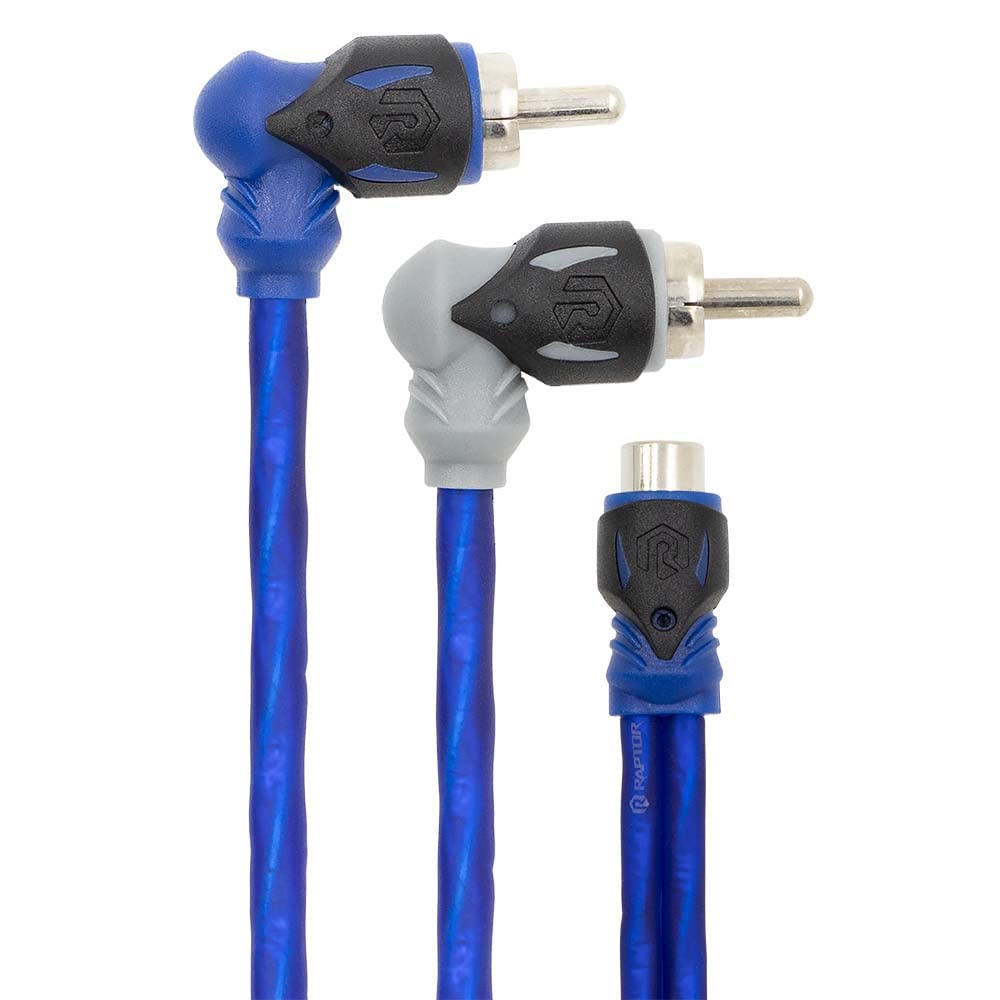 Raptor Metra Electronics Y-Adaptador RCA sin Ruido con Blindaje Serie MID 2