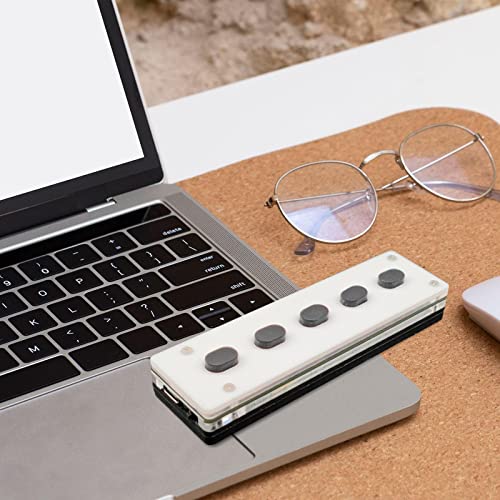 Clavier de jeu programmable sans fil : optimisez vos macros sur 5 touches double mode USB - 5