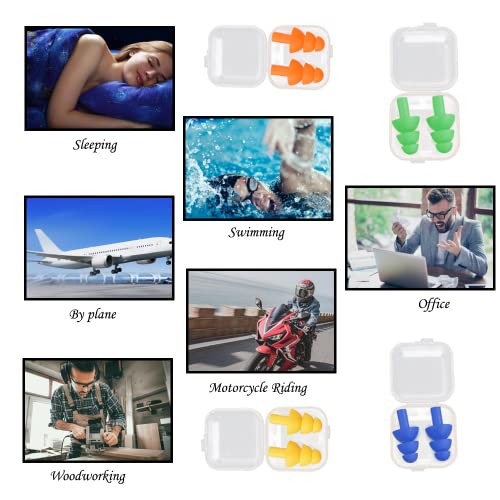 4 Paia Tappi per le Orecchie, Tappi per le