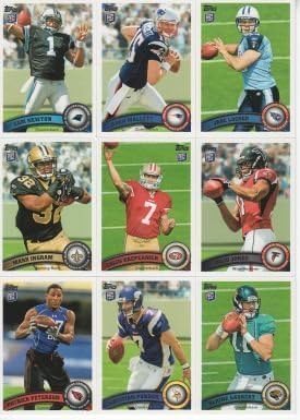 2011 Topps Football Series Complete Mint Hand Collated (Not Factory) 440 Card Set. Loaded with Rookie Cards Including Cam Newton, Blaine Gabbert, Jake Locker and Others Plus Stars Including Michael Vick, Adrian Peterson, Peyton Manning, Tom Brady, Drew Brees, Tim Tebow, Sam Bradford, Ndamukong Suh, Aaron Rodgers and Many Others!