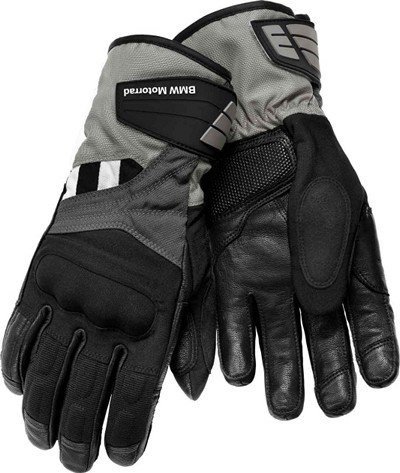 BMW Genuine Motorcycle Motorrad GS Dry, men's glove - Color: Black/Anthracite - Size: EU 9-9 1/2 US 9-9 1/2