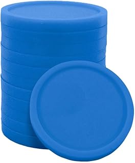 CombiCraft 100 Fichas de plástico Color Azul - 23 mm de diámetro - Uso versátil para Eventos, Catering y Juegos de Mesa