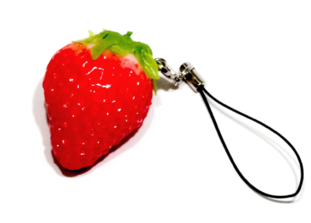 Amazon.co.jp: 食品サンプルストラップ 食べちゃいそうないちご 002TS