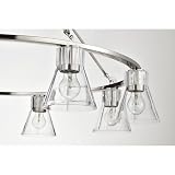 40-inch Brushed Nickel Ceiling Chandelier by Nuvo – view 8