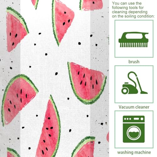 Alfombrillas de cocina absorbentes lavables antideslizantes con sandías 5