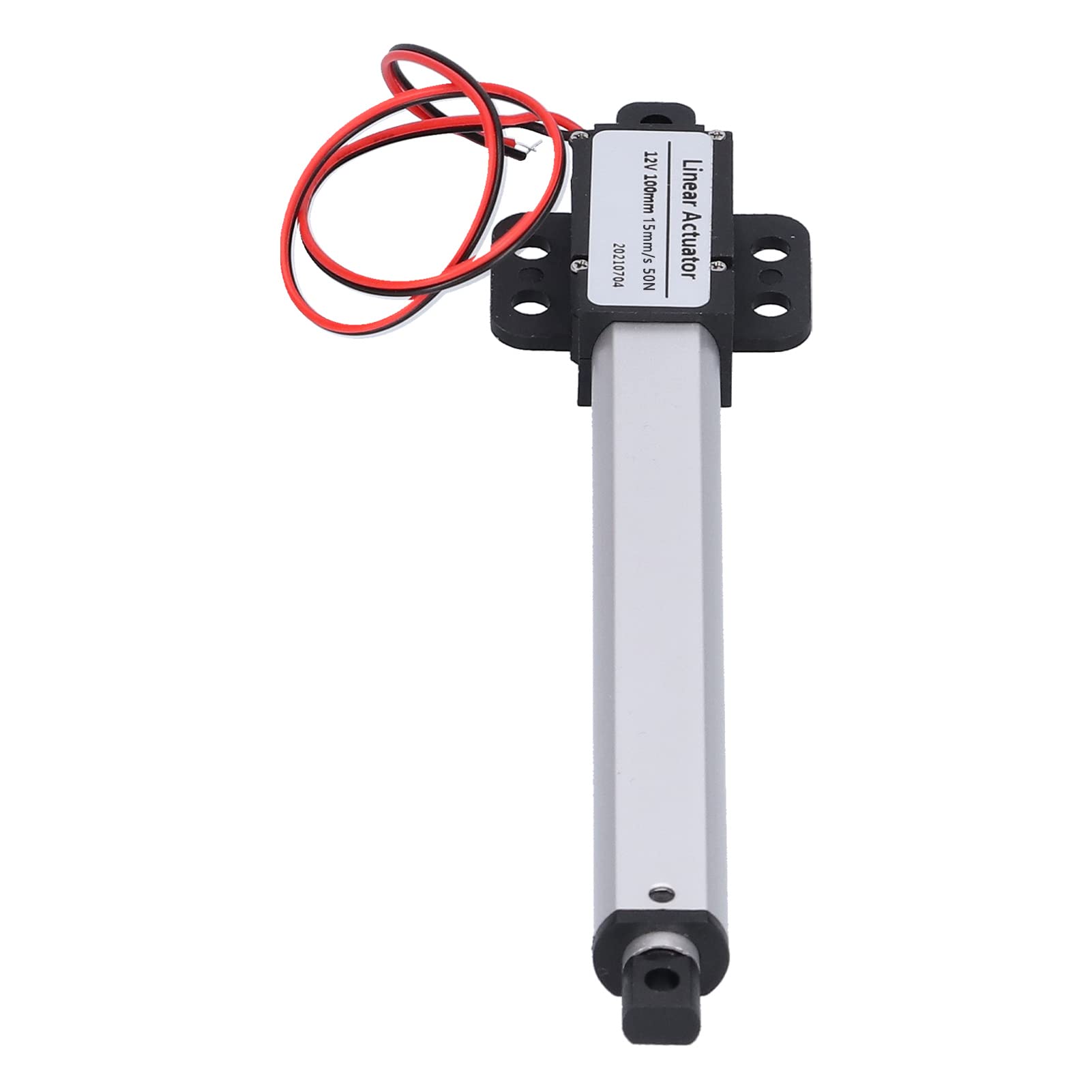 Attuatore Lineare Elettrico, Attuatore Lineare Pesante 12 V 100mm 4 '' Actuatore Lineare Ad Alta velocità, Multifunzione con Protezione a Corto Circuito (Corsa 100mm-15mm/s-50N)