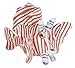 Wild Republic 21538 Peluche Poisson Empereur Sea Critters 20 cm Rouge/Blanc