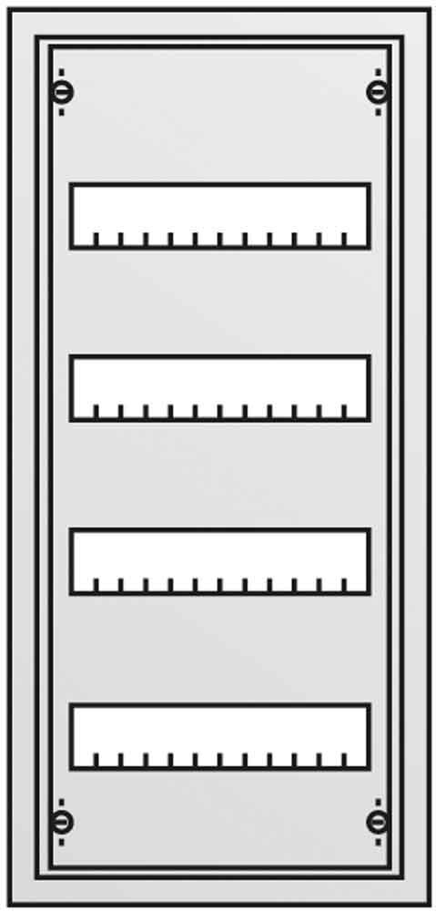 Armoire distributeur abb-entrelec U41 avec finition métallique haute résistance