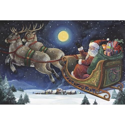 Sets de table de Noël en papier carrés jetables pour décoration de table de fête