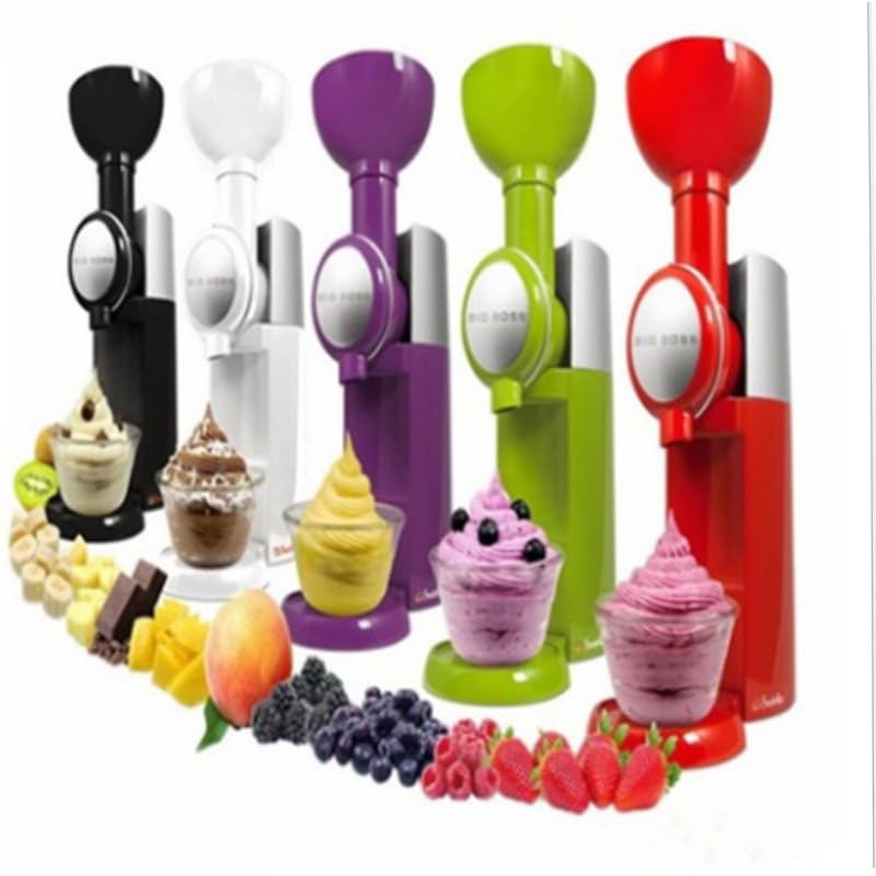 Ice Cream Maker Soft Ice Cream Machine Ice Cream Machine Easy Operation Easy Installation DIY Home Ice Cream Machine Fruit, Soft Cream, Smoothies, Frozen Dairy Free for Yogurt, Party, Gift