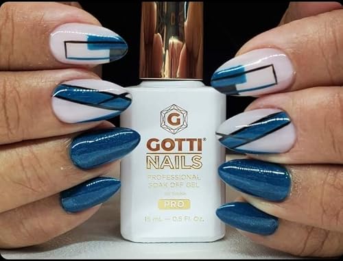 Gotti Nails Best No Wipe Gel Top Coat .5Oz 15Ml. Super Shiny High Gloss Polish Led Uv Soak Off #TOP3