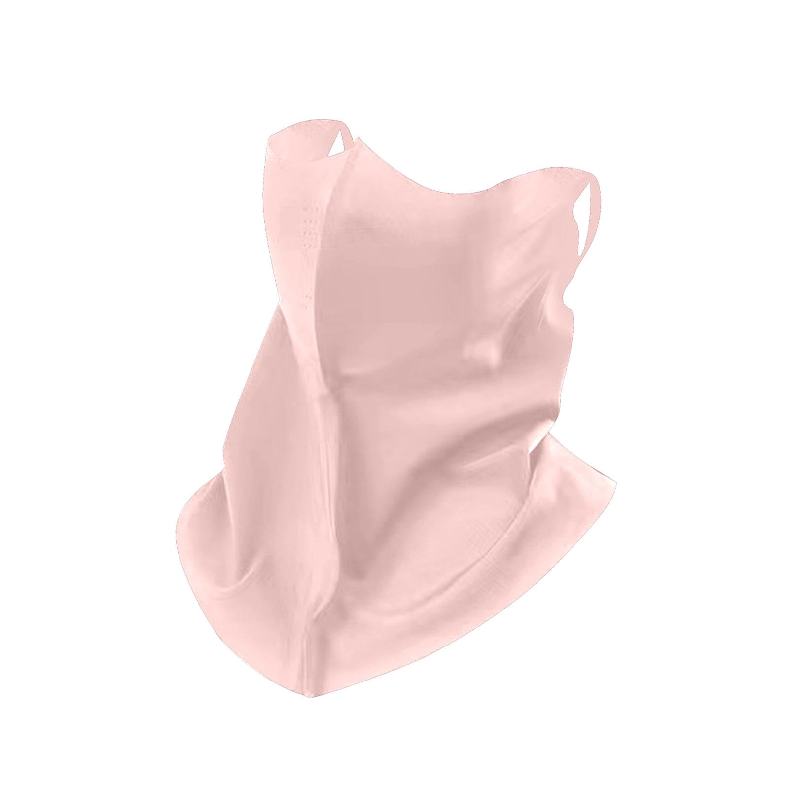 Face Mask Covering Ice Silk Neck Wrap Cover for Summer Cycling Outdoor Sport Pink-image-39