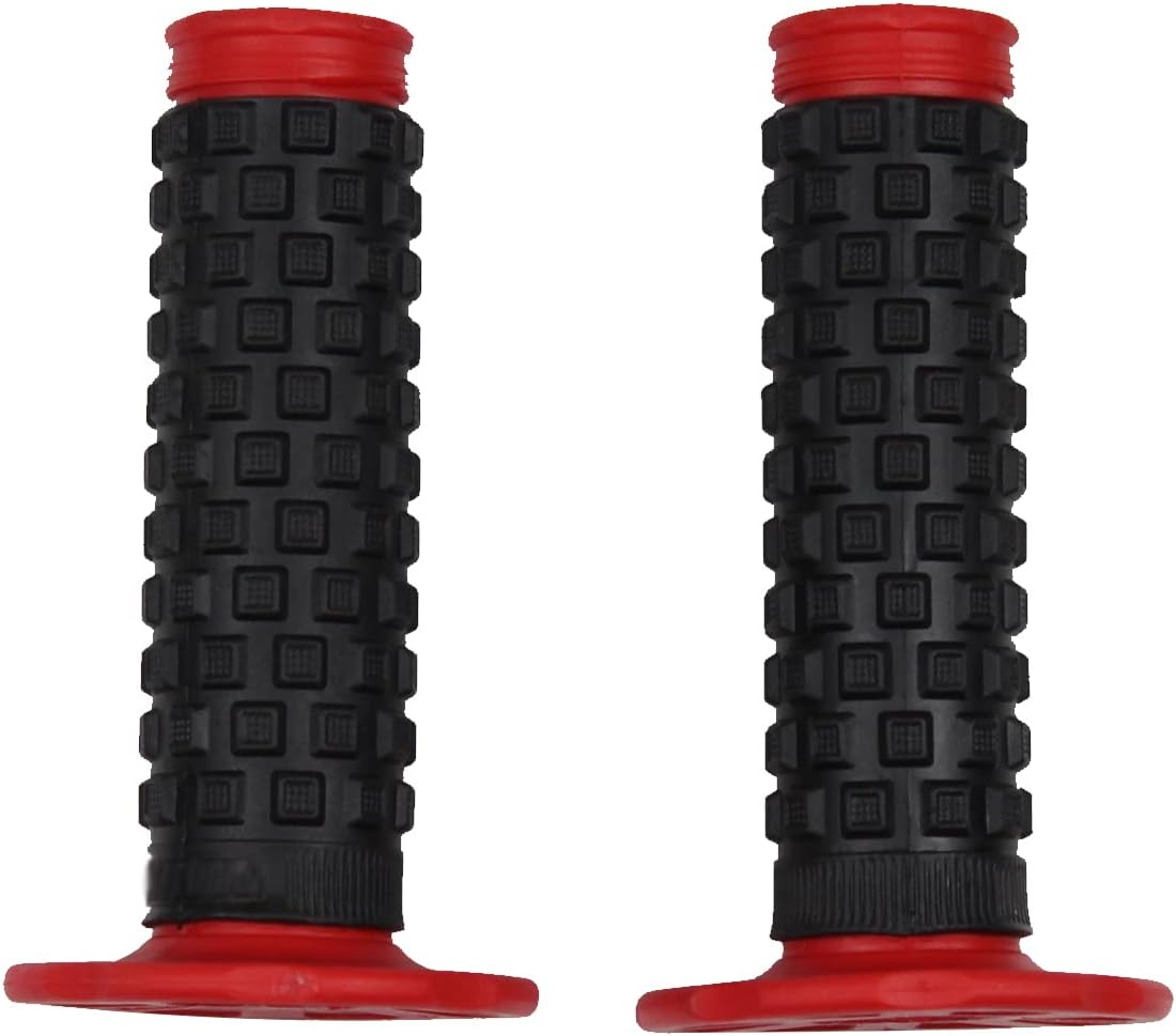 Motorcycle Grips 7/8 Dirt Bike Grips Pillow Top Anti-Slip Advanced Rubber Grips for CR CRF