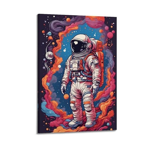 Poster de science-fiction sur toile 40x60cm pour déco de chambre moderne