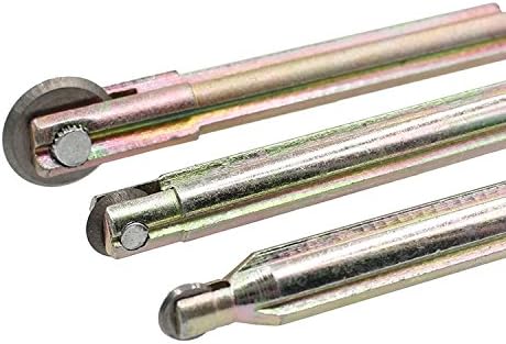 Miniatura 9 de Juego de 3 ruedas TSTR cortador de azulejos diámetro de corte 516 pulgadas (0.315 in) 1332 pulgadas (0.394 in) 34 (0.709 in), longitud de la barra