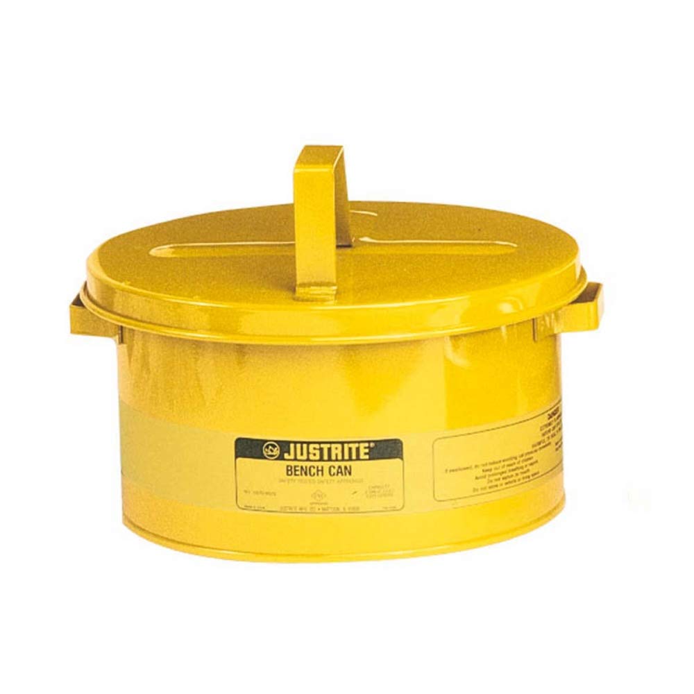 Justrite Steel Bench Can - 4L Capacity -7