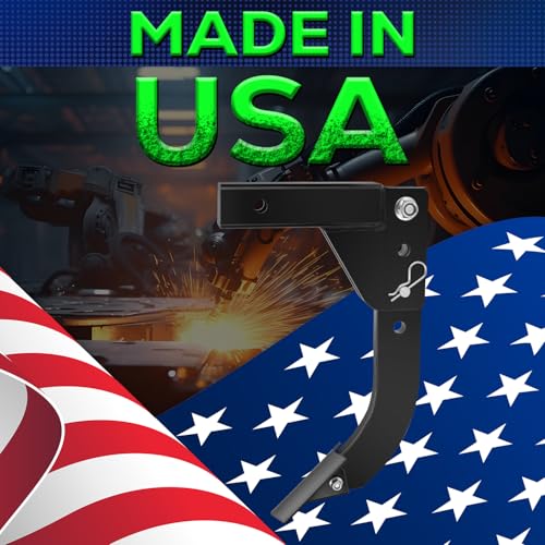 Image of 3 Point Trencher Ripper Attachment fit 2 inch Receivers, Hitch Mounted Ripper for Tractor Lawn Mower ATV UTV, Adjustable Subsoiler Plow with Replacement Plough Blade in Garden Farm Bury Pipes Sow Seeds