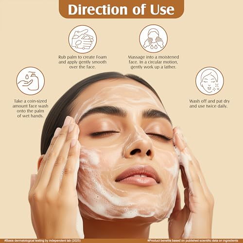 Image of Multani Naturals Ubtan & Vitamin C Face Wash 100ml (Pack of 2) | Deep Cleansing & Skin Brightening | Removes Dirt, Tan & Excess Oil | Helps Improve Glow & Even Skin Tone | Gentle Daily Face Cleanser | SLS & Paraben Free, Dermatologically Tested | For All Skin Type