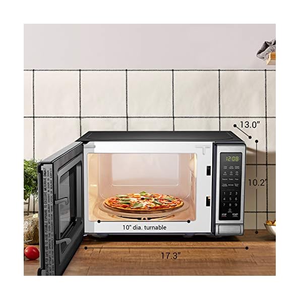 BLACKDECKER-EM720CB7-Digital-Microwave-Oven-with-Turntable-Push-Button-Door-Child-Safety-Lock-700W-Stainless-Steel-07-Cuft